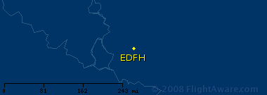 FlightAware EDFH Flight Tracker Map