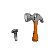 animierter Hammer
