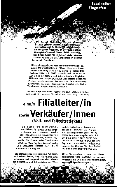 Stellenanzeige Heinemann